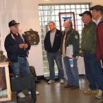 Visitors to the original (small) museum in 2009.