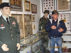 Exhibits in the original (small) museum in 2009.