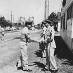 -The Beginning- Lee Humiston with his commander at Wright-Patterson AFB.