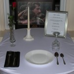 The POW table at the old little museum