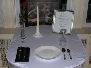 The POW table at the old little museum