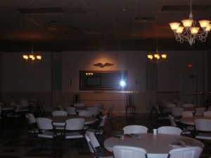 The finished ballroom.