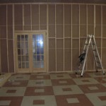 The interior of museum room.