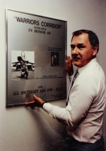Lee Humiston's first major display, Warrior Corridor, on Norton AFB in Southern California in 1985.