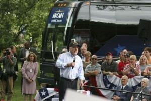 McCain with the crowd
