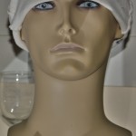 Sock hat made from a pair of white sweat socks sent from home, AND ACTUALLY RECEIVED, by Col. Larry Chesley, USAF. He needed a warm head more than warm feet! He was a POW from 4-16-66 to 2-12-73.