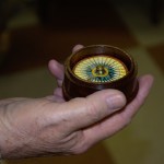 An authentic compass from the pocket of the Revolutionary War officer.