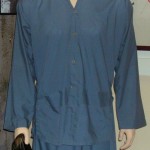 Viet Cong issue prison pajamas and plastic carrying sack for Lt. Col. Dan Maslowski, US Army. Dan was released in the south and had been held in Laos, Cambodia, and South Vietnam. POW from 5-2-70 to 2-12-73.