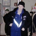 USAF Academy Cadet in winter gym clothes