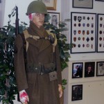 WW II wounded soldier from the 3rd Infantry Division - WW II