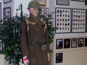 WW II wounded soldier from the 3rd Infantry Division - WW II