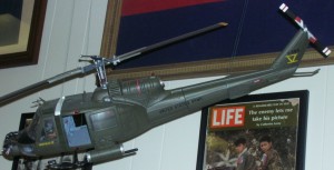 Vietnam War Huey helicopter