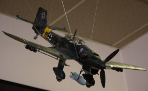Diving German "Stuka". King of the attack dive bombers.