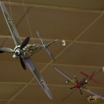 German FW-190 being chased by a P-51 of the famous Tuskegee Airmen.