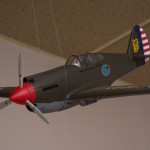 WW II P-40 "Warhawk" at Langley Field in Virginia in 1941.