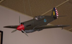 WW II P-40 "Warhawk" at Langley Field in Virginia in 1941.