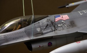 The art on an F-16 during "Operation Iraqi Freedom".