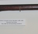 World War I French Army Berthier Rifle