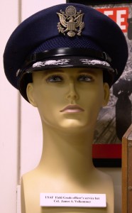 Col. Jim Volkammer, USAF with field grade "scrambled eggs" on the bill.