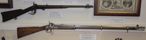 Civil War Union Army Cavalry Carbine and British Model 1858 Enfield .58 Caliber Rifle