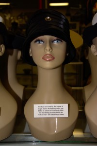 Civilian hat worn by the widow of Captain James McDonough who was killed in action in Vietnam in 1966.
