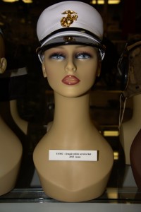 US Marine Corp female white service hat from 2013.