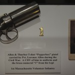 Allen & Thurber 5 shot ''Pepperbox'' pistol carried by Private Lorenzo Allen during the US Civil War