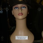 World War II US Army Nurse Corps female officer's service hat worn by 1st Lt. Mildred K. Butler.