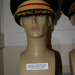 US Army field grade engineer officer's black mess dress hat worn by Lt. Col. Frank Amoroso.