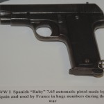 World War I Spanish ''Ruby'' 7.65 Automatic Pistol