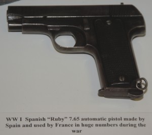 World War I Spanish ''Ruby'' 7.65 Automatic Pistol