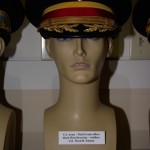 US Army Field Grade Artillery officer black mess dress hat worn by Col. Floyd H. Kinnan.
