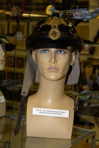 World War II Nazi National Socialist Kraft Korps (NSKK) motorcycle helmet