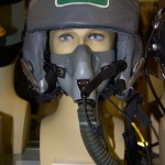 US Air Force lfight helmet worn by Lee Humiston in 2003 for his last flight with the 560th Flying Training Squadron.