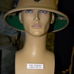 US Marine Corps pith helmet, summer issue, in tan.