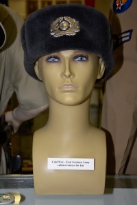 Cold War era East German Army enlisted winter fur hat.