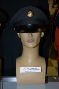 Vietnam War US Army enlisted service hat - altered from standard issue.