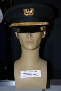 Vietnam War US Army Warrant Officer's service hat worn by WO/4 Frank Anton, POW 01-15-1968 to 03-16-1973.