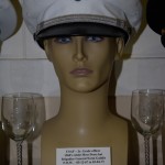 US Air Force Junior Grade officer's 1960s white mess dress hat worn by Brigadier General Norm Gaddis, POW 05-12-1967 to 03-04-1973.