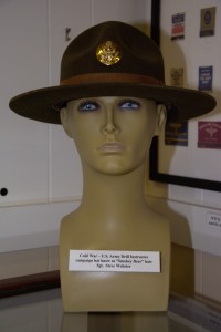 Cold War era US Army Drill Instructor campaign hat, ''Smokey Bear'', worn by Sgt. Steve Webster.