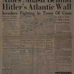 Portland Evening Express reporting about Normandy.