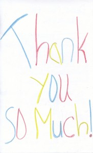 School Group Thank You Card