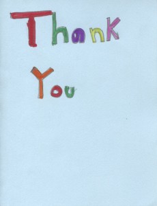 School Group Thank You Card