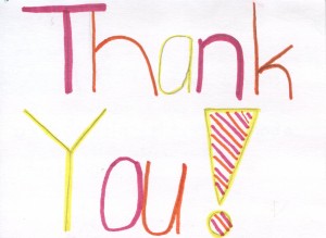 School Group Thank You Card