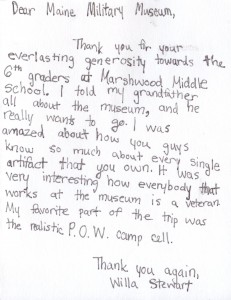 School Group Thank You Card