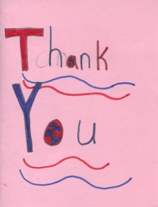 School Group Thank You Card