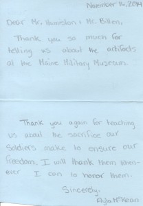 School Group Thank You Card