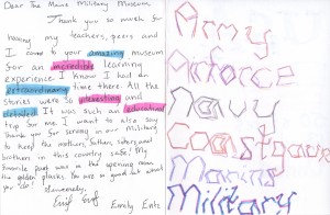 School Group Thank You Card