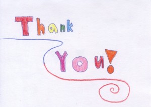 School Group Thank You Card
