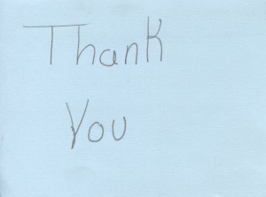 School Group Thank You Card